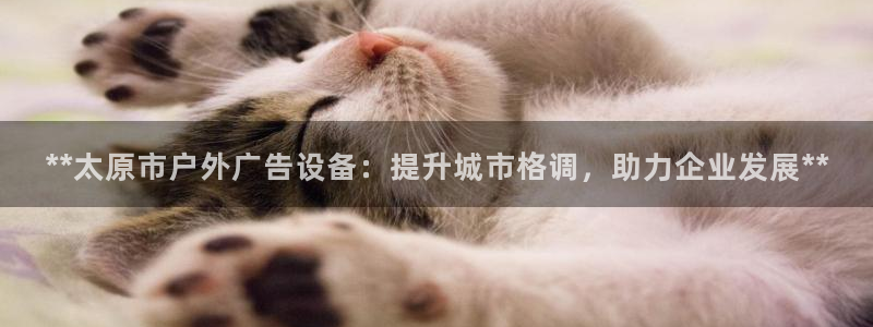 杏宇代理注册：**太原市户外广告设备：提升城市格调，助力企业发展**