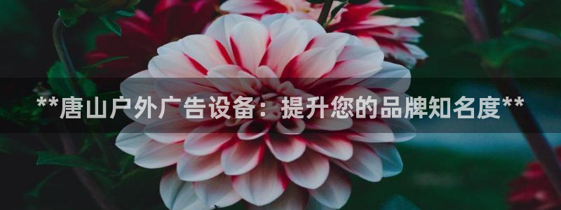 杏宇平台注册地址：**唐山户外广告设备：提升您的品牌知名度**