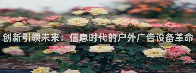 杏宇平台登录步骤图：创新引领未来：信息时代的户外广告设备革命