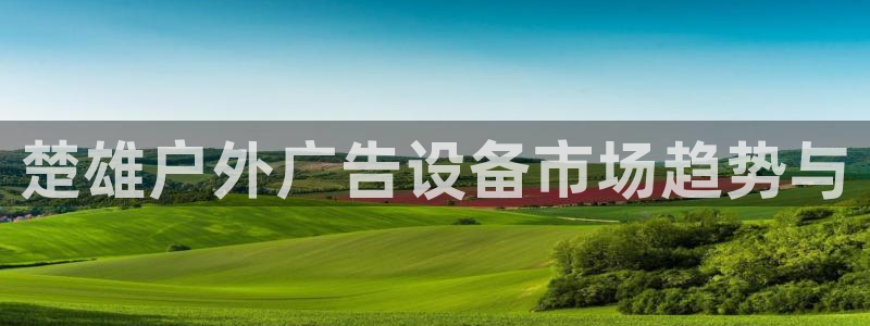 杏宇平台代理怎么赚钱的：楚雄户外广告设备市场趋势与