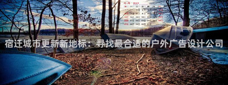 杏宇平台代理怎么样可靠吗：宿迁城市更新新地标：寻找最合适的户外广告设计公司