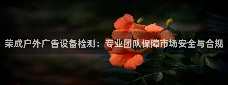 杏宇平台代理多少钱一个月：荣成户外广告设备检测：专业团队保障市场安全与合规