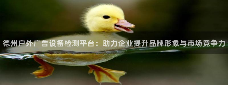 杏宇平台代理怎么赚钱的：德州户外广告设备检测平台：助力企业提升品牌形象与市场竞争力