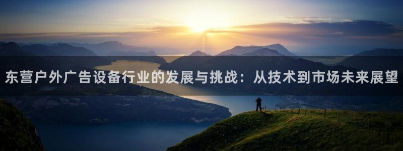 杏宇平台是什么：东营户外广告设备行业的发展与挑战：从技术到市场未来展望