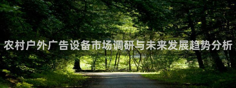 杏宇平台代理多少钱一个：农村户外广告设备市场调研与未来发展趋势分析