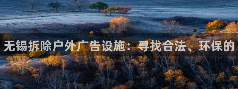 杏宇平台总代理：无锡拆除户外广告设施：寻找合法、环保的