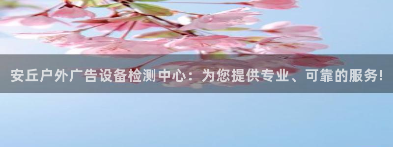 杏宇平台客服：安丘户外广告设备检测中心：为您提供专业、可靠的服务!