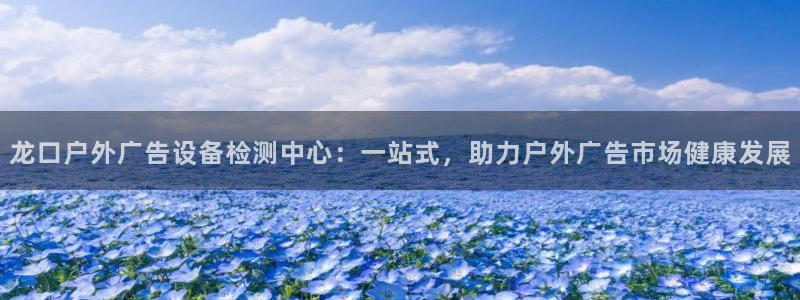 杏宇官方平台官网入口：龙口户外广告设备检测中心：一站式，助力户外广告市场健康发展