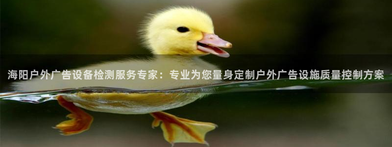 杏宇平台代理怎么赚钱：海阳户外广告设备检测服务专家：专业为您量身定制户外广告设施质量控制方案