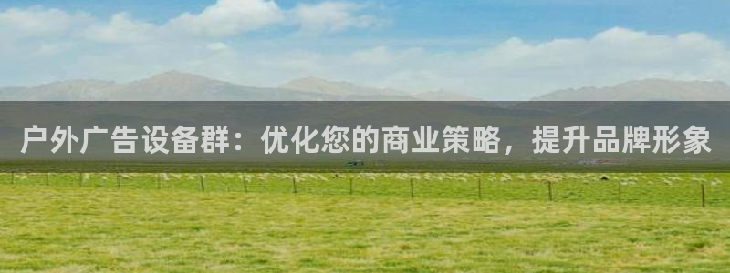 杏宇平台主管：户外广告设备群：优化您的商